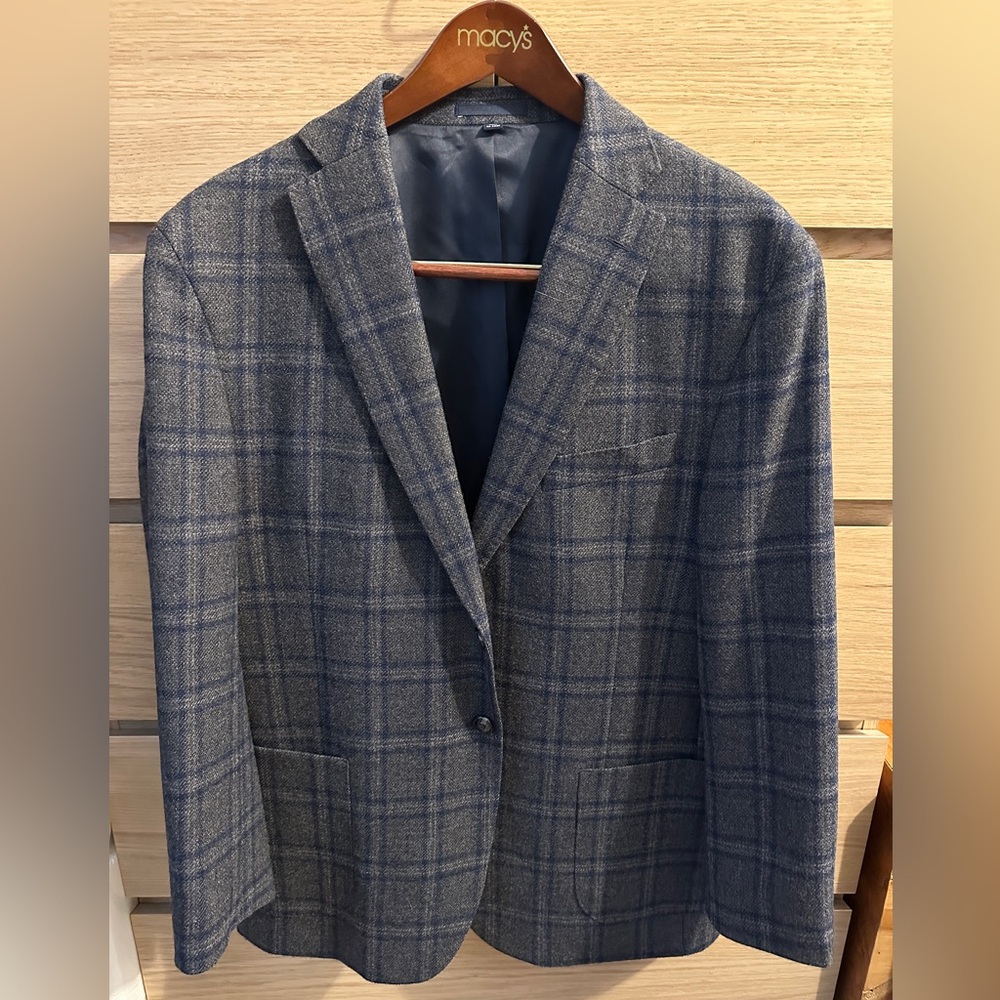 Jos A. Bank Plaid Blazer